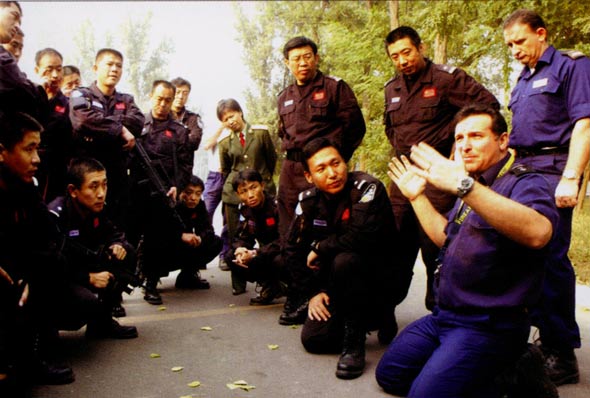 维和警察防暴队的战术训练课(图)
