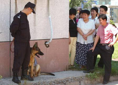 北京巡警开始全面携德国黑贝上街巡逻[组图][2]