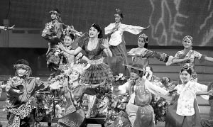 吉林省歌舞团唱响“人民警察之歌”(图)