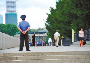 “大牌”的俄罗斯警察(图)
