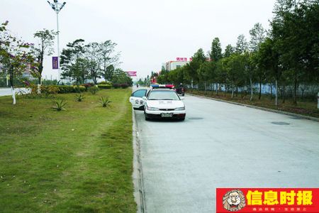 案发现场离派出所仅100来米。信息时报记者 任传富 摄