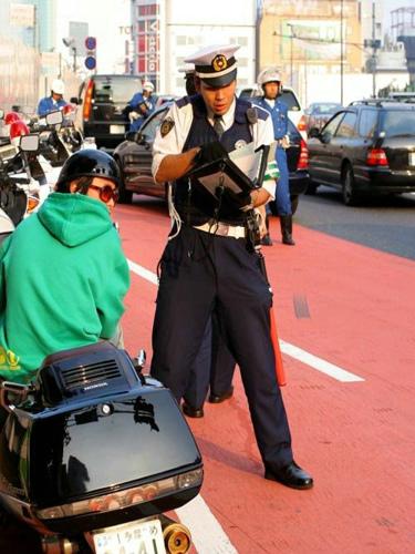 日本东京交警