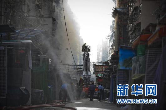 （突发事件）（1）香港旺角火灾增至9人死亡30人受伤