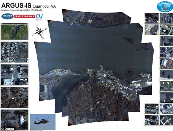 美机载摄像头可从5000米高空分辨手机型号