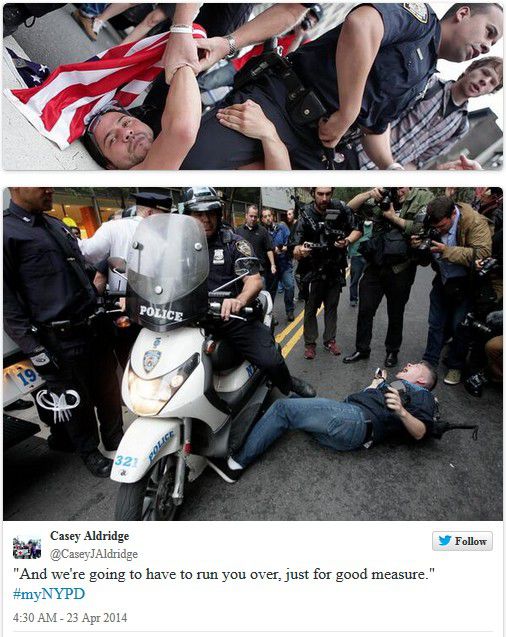 [图]纽约市警察局Twitter上寻互动却起反效果