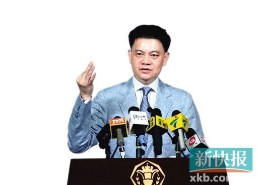 昨日上午,广州市政府举行例行新闻发布会,广州市副市长谢晓丹回答记者提问。新快报记者