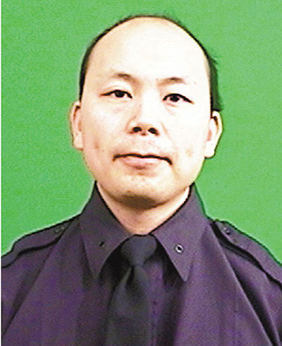 图为遇害的32岁华裔警员刘文健。