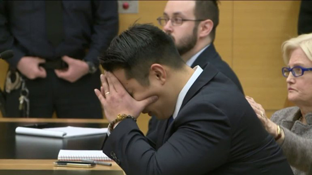 纽约华裔警员梁彼得被裁定误杀罪名成立 纽约华裔警员梁彼得被裁定误杀罪名成立