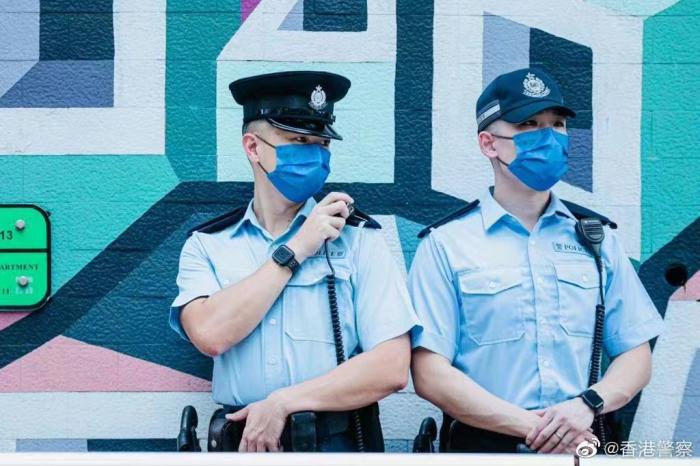 图片来源：香港警察微博
