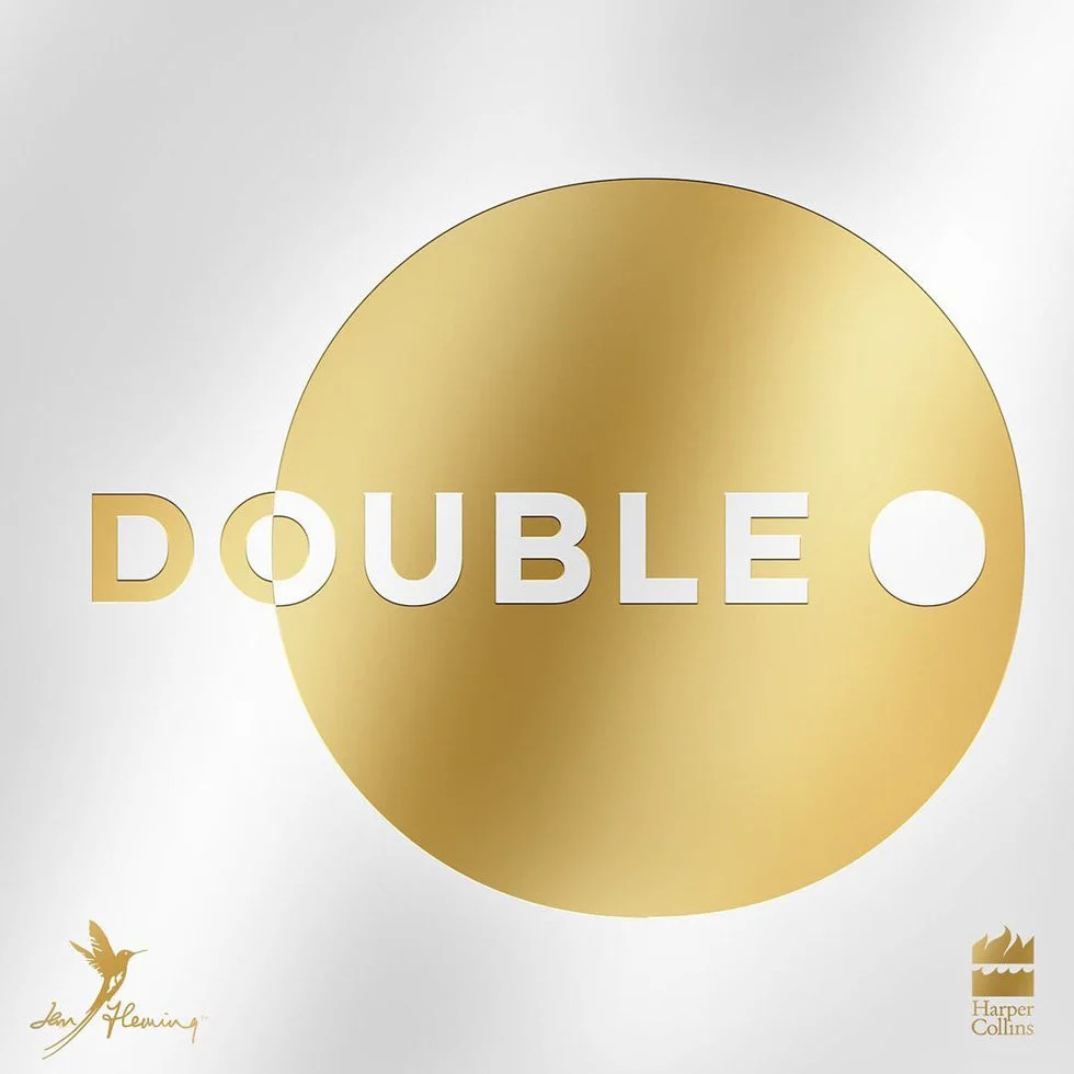 金·舍伍德“Double O”三部曲先导海报，左下角的小鸟是Ian Fleming Publications的官方logo。