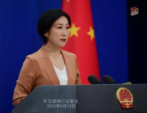 外交部发言人毛宁。 摄影 薛伟