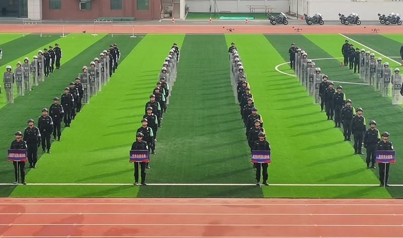 汇报演示。张芬摄