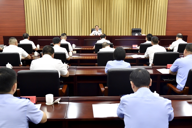全省公安机关领导干部政治培训示范班现场