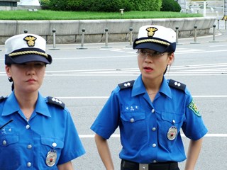 韩国女警