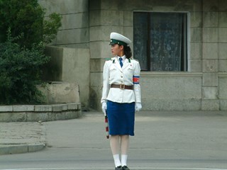 朝鲜女警